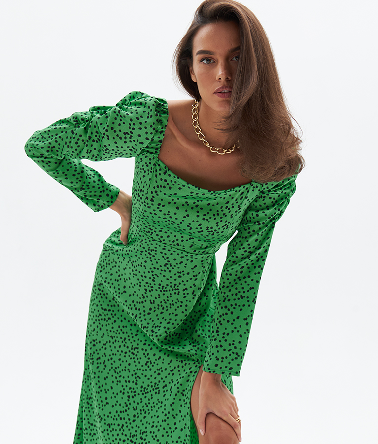 Платье Grace зеленое