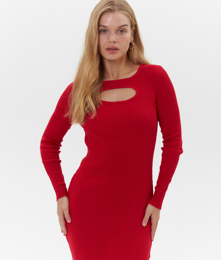 Платье красное Cindy